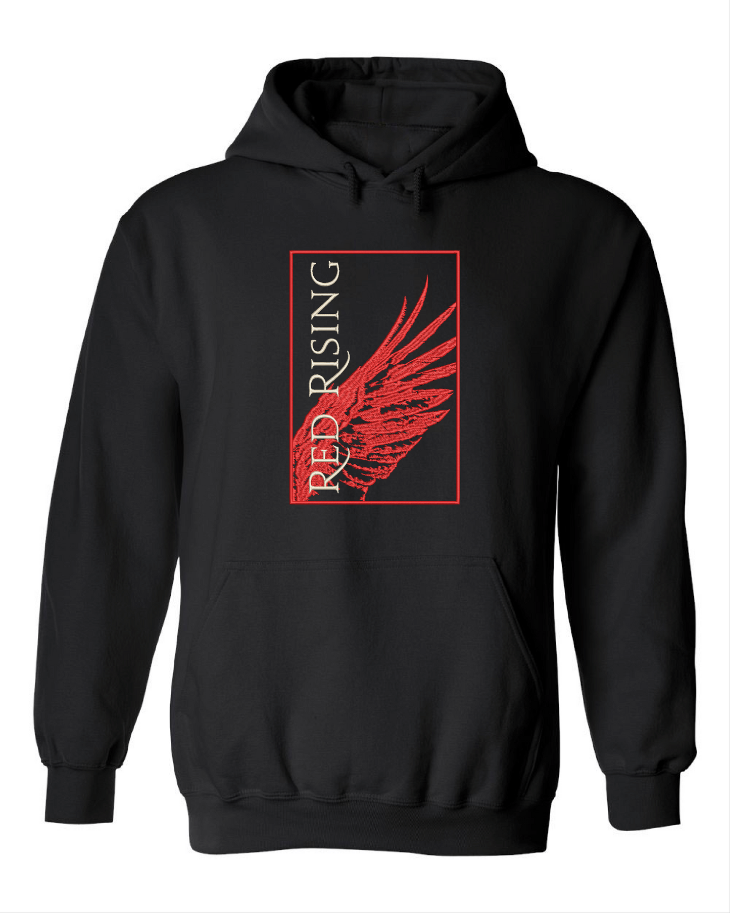 Red Rising Book Cover Embroidered Hoodie