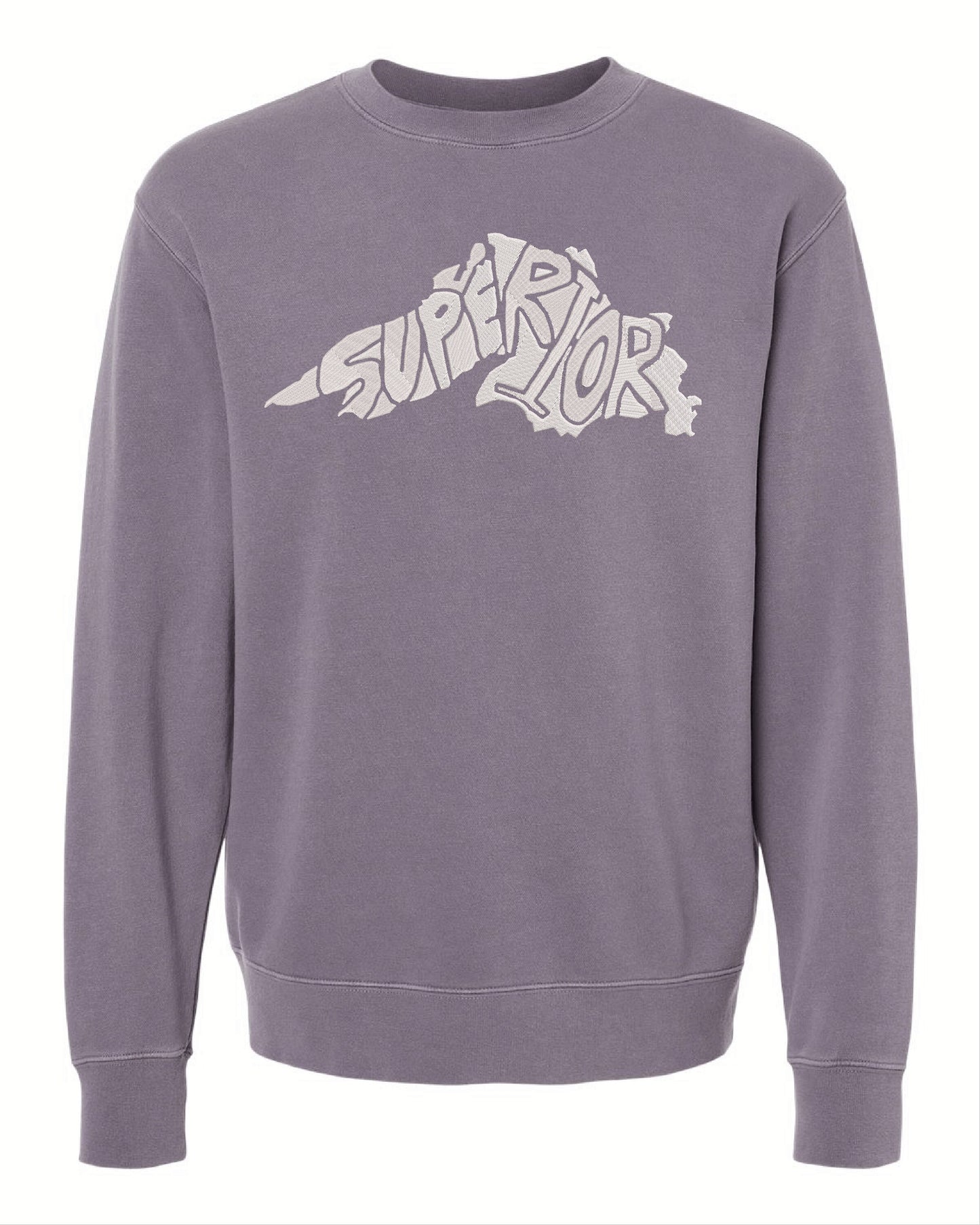 Lake Superior Embroidered Crew Sweatshirt