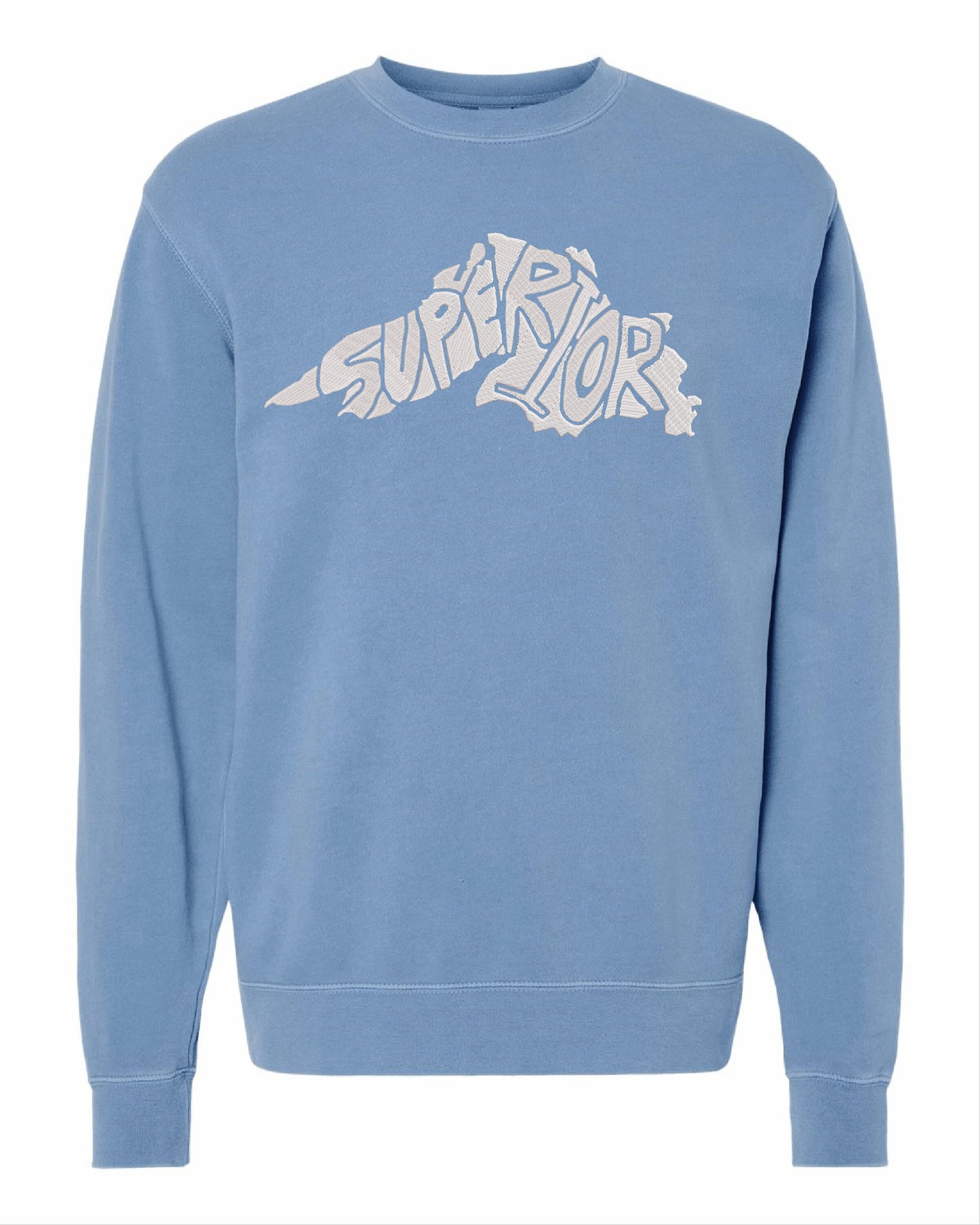 Lake Superior Embroidered Crew Sweatshirt