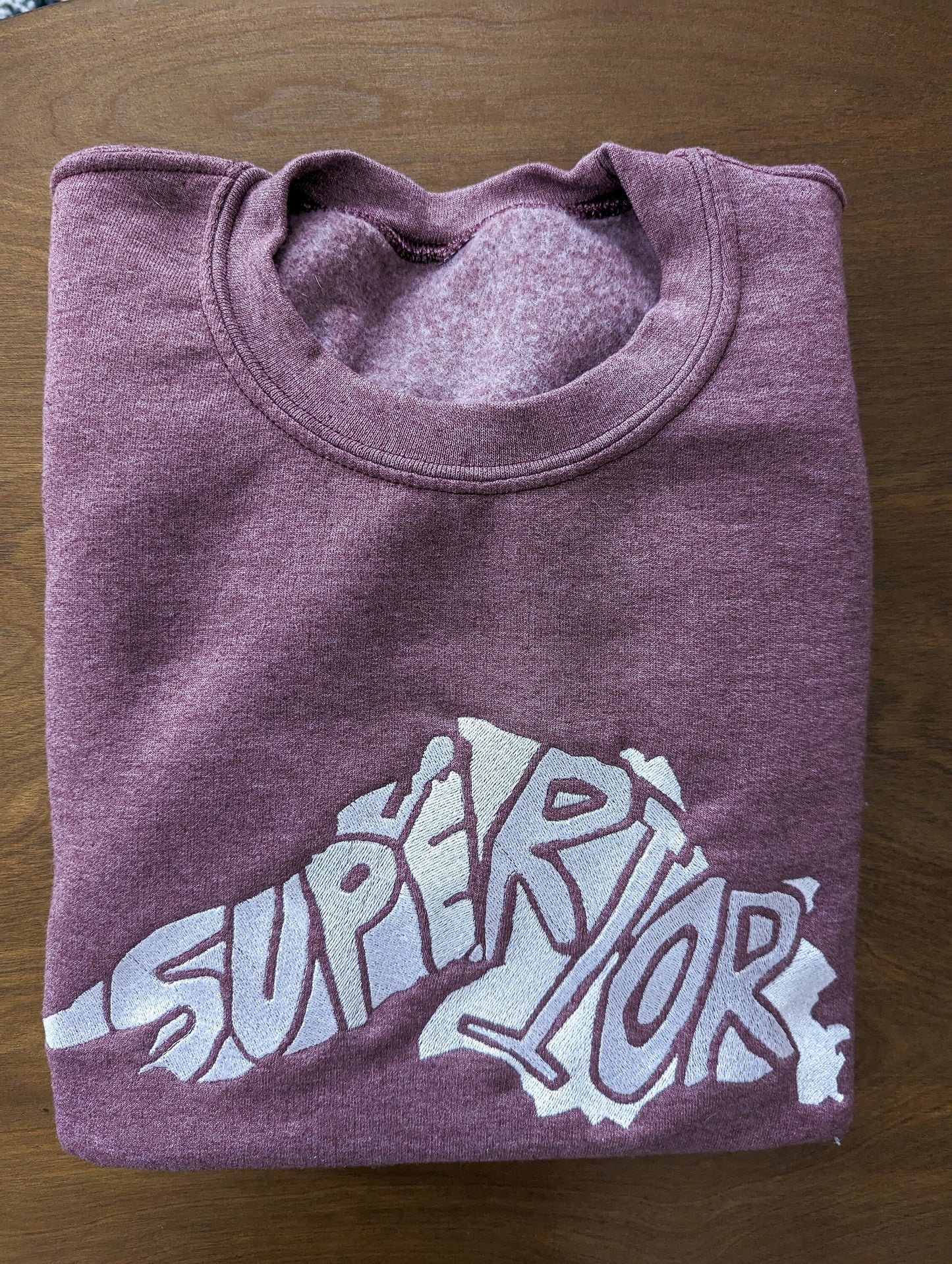 Lake Superior Embroidered Crew Sweatshirt