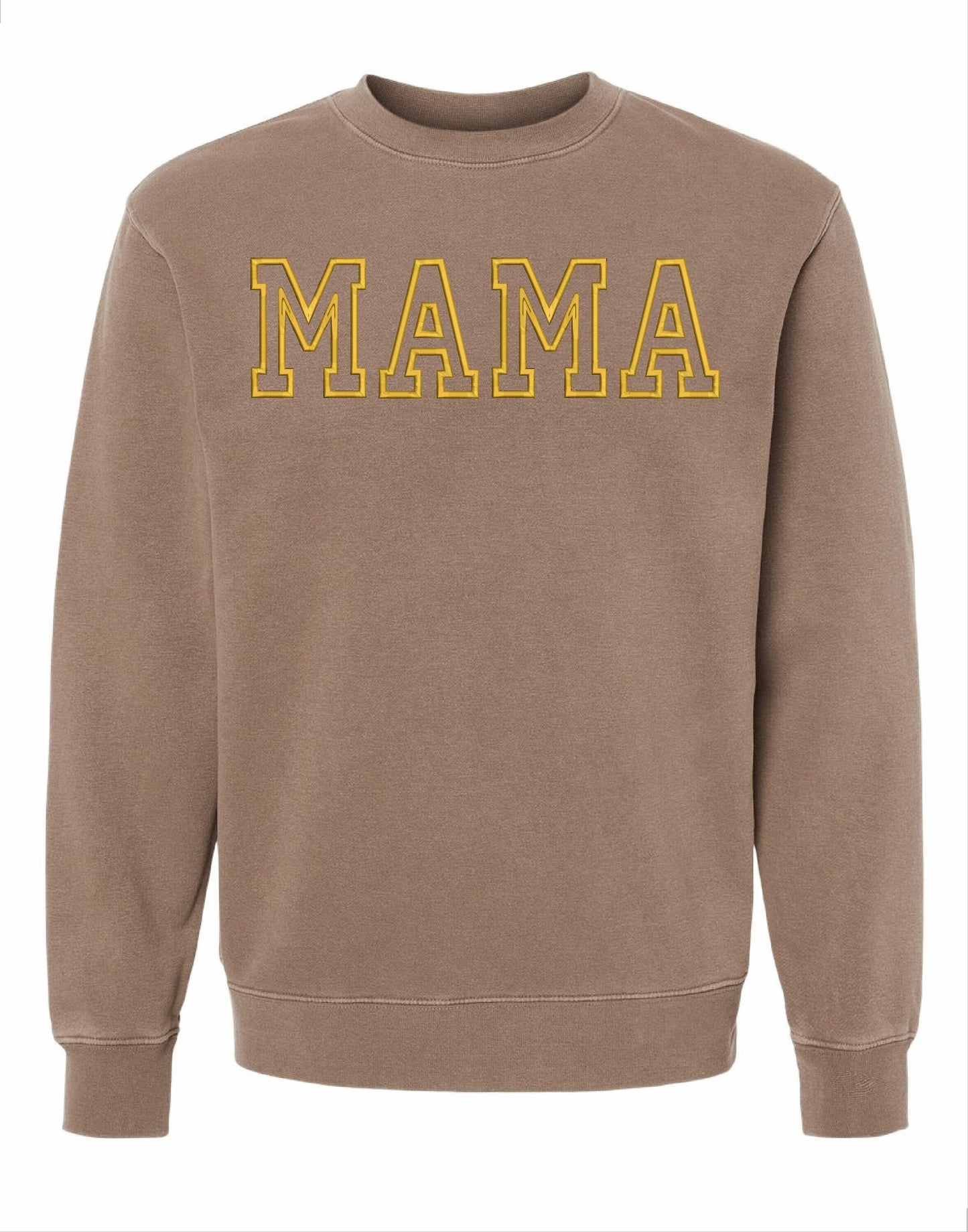 Custom Mama Crewneck Embroidered Sweatshirt