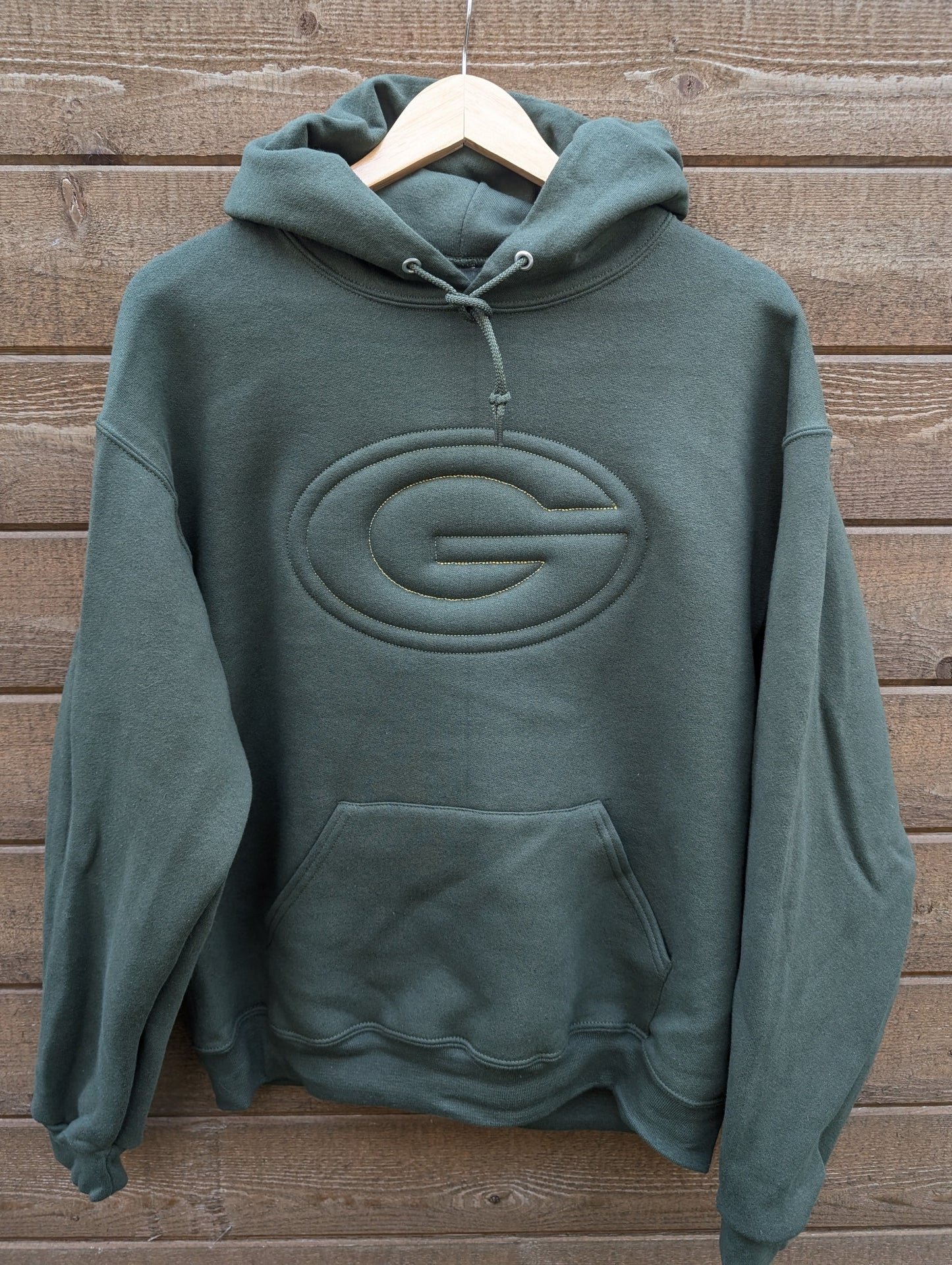 Green Bay Packers - Embossed & Embroidered Hoodie