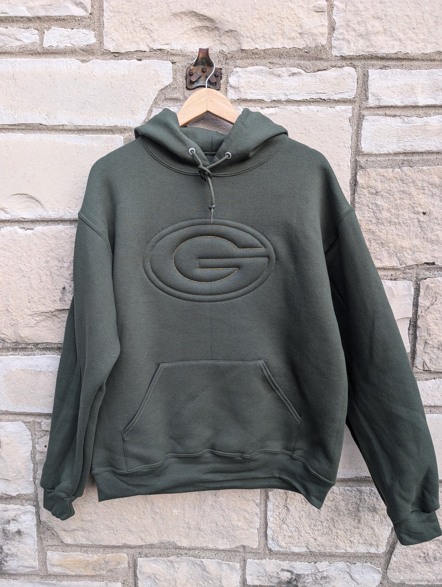 Green Bay Packers - Embossed & Embroidered Hoodie